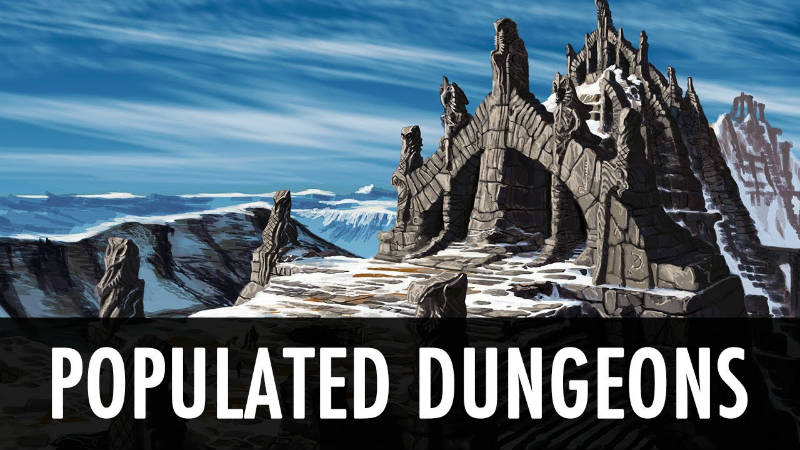 Расширение существ - Подземелья-Руины / Populated Dungeons Caves Ruins Reborn