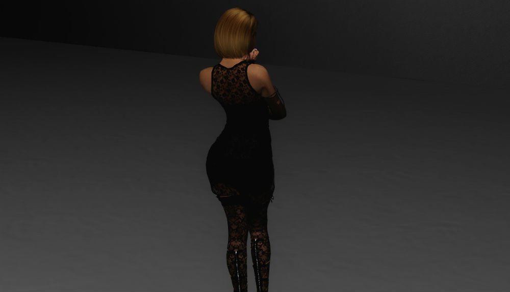 Кружевные мини платья и сорочки / Black Lace MiniDress Collection UUNP Bodyslide