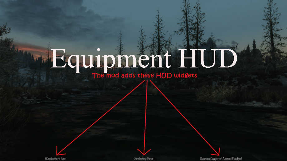 HUD экипировка / Equipment HUD