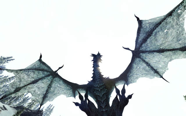 Реалистичные драконы Скайрима / Skyrim Realistic Texture Overhaul dragons 4K-8K