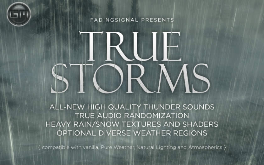 Настоящий шторм - гром и дождь | True Storms - Thunder and Rain Redone