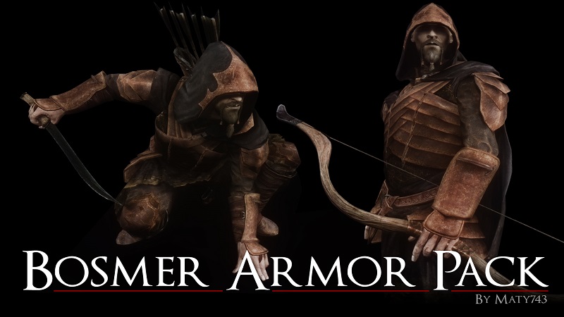 Босмерская броня и оружие / Bosmer Armor Pack