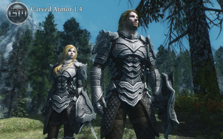 Драконья резная броня / Dragon Carved Armor Set