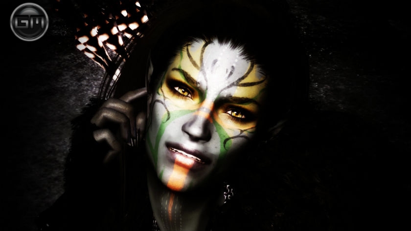 Боевая раскраска на лицо / Nuska Warpaint - RaceMenu Plugin