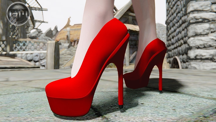 Shoes pack for Skyrim / Набор женской обуви