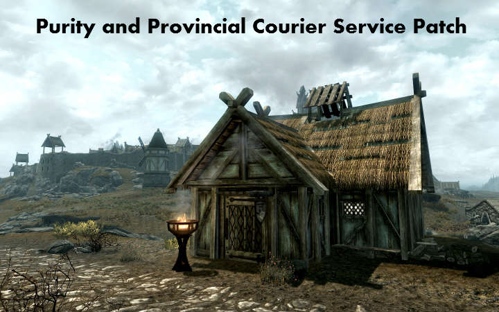 Purity and Provincial Courier Service Patch