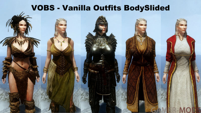 Vanilla Outfits BodySlided (with HDT-PE) for CBBE