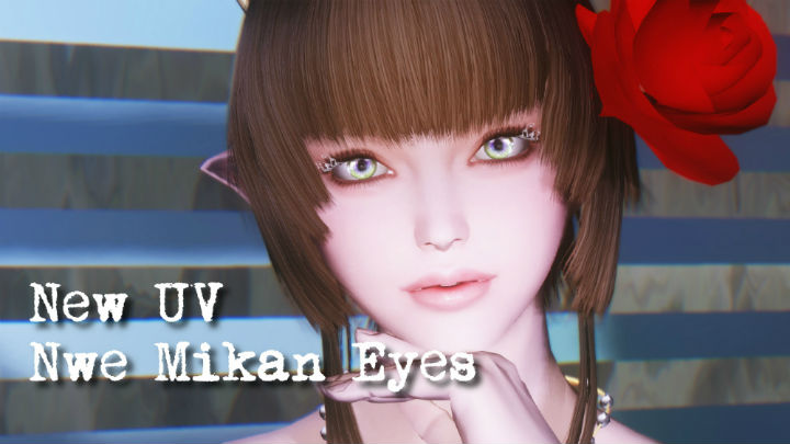New Mikan Eyes / Новые глаза с ресницами