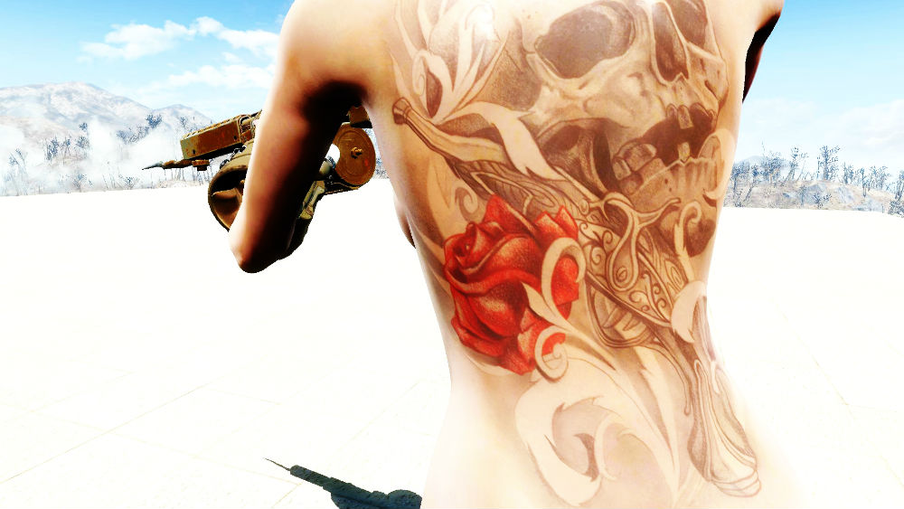 Мод добавляет татуировки на тело CBBE для игры Fallout 4. Мод заменяет текс...
