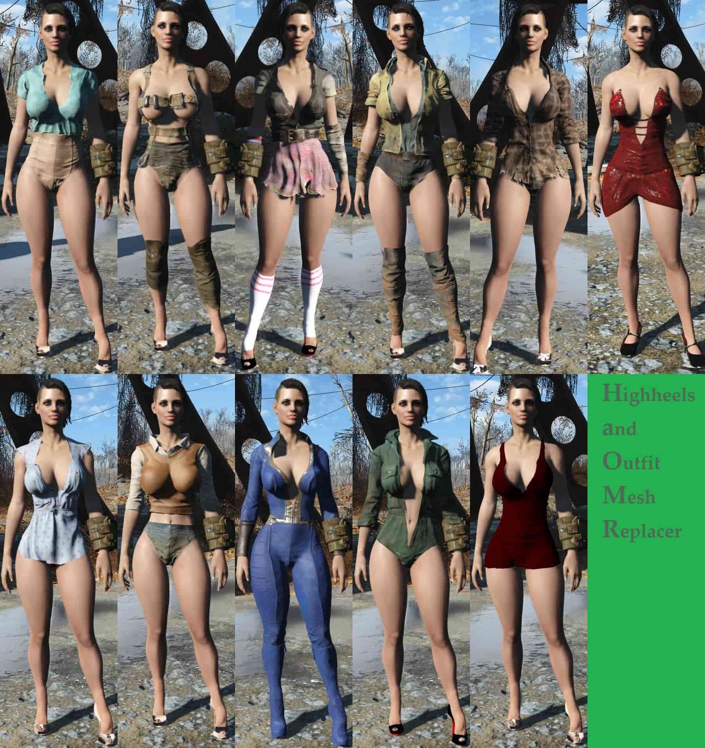 Fallout 4 body replacer фото 69