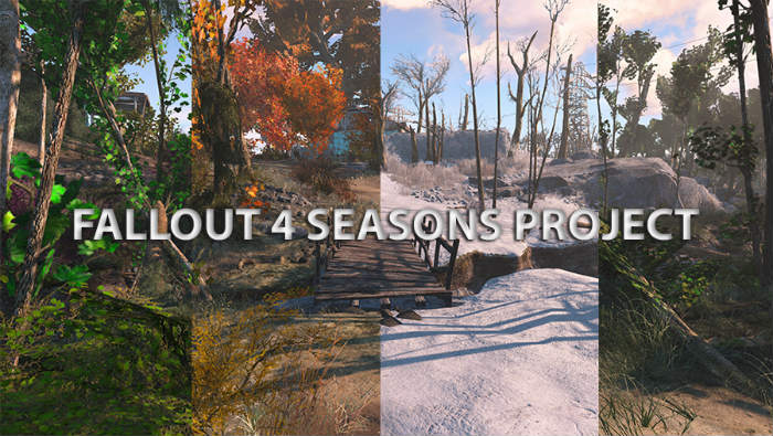 Сезоны Содружества / Fallout 4 Seasons - Grass - Trees - Plants - Snow