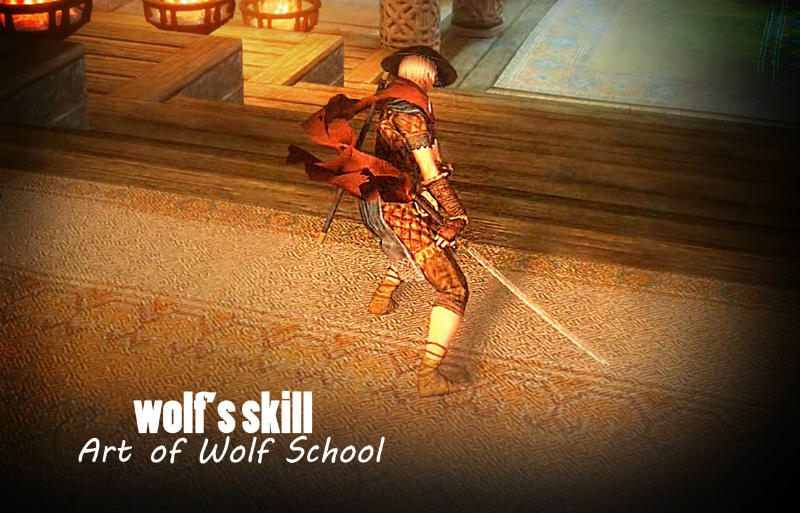 Анимация боя из Ведьмака 3 / Wolf's Skill_witcher3 Art of wolf school