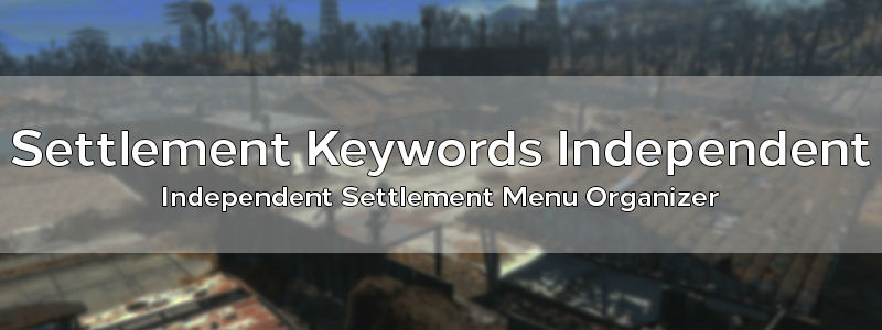 Settlement Keywords Independent