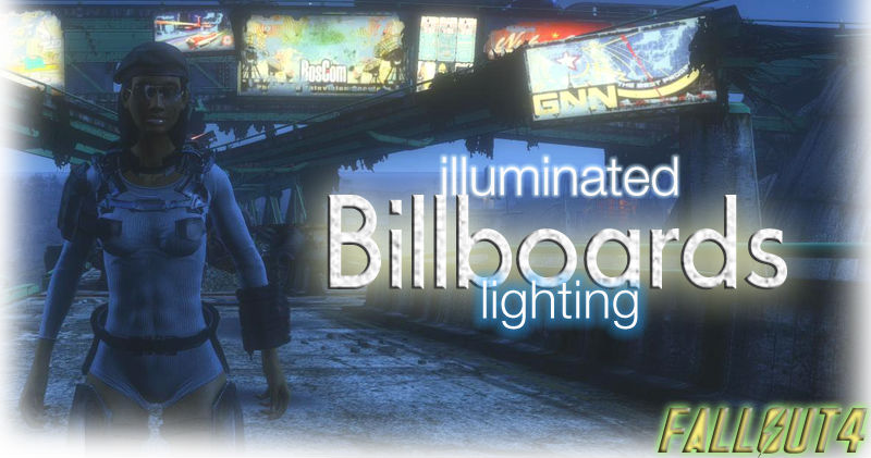 Билборды с подсветкой / Illuminated Billboards - Lighting