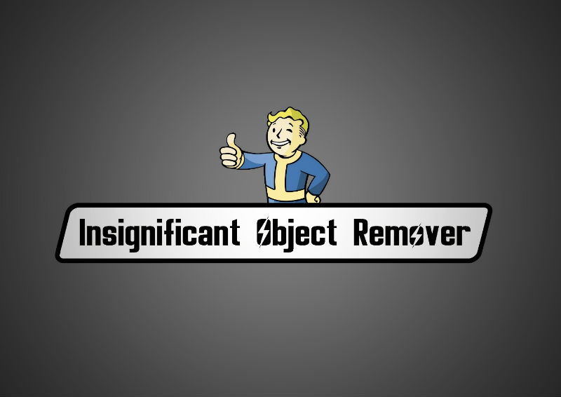 Удаление маловажных объектов / Insignificant Object Remover
