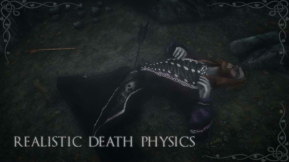 Realistic Death Physics - No Animations (SE)