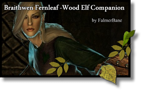 Компаньон Эльфийка Брайтвен / Braithwen Fernleaf - Wood Elf Companion