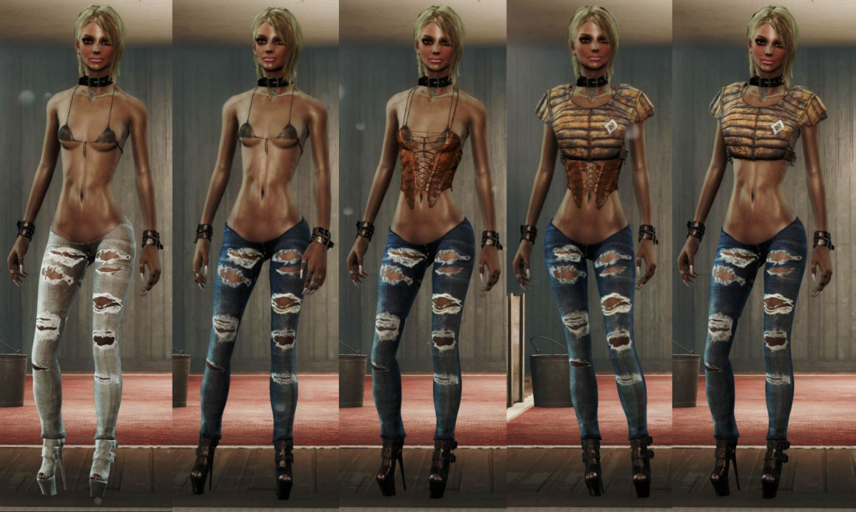 Fallout 4 разнообразные тела npc фото 42