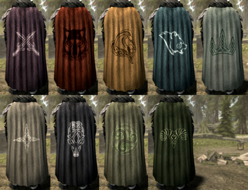 skyrim se cloaks and capes ussep patch