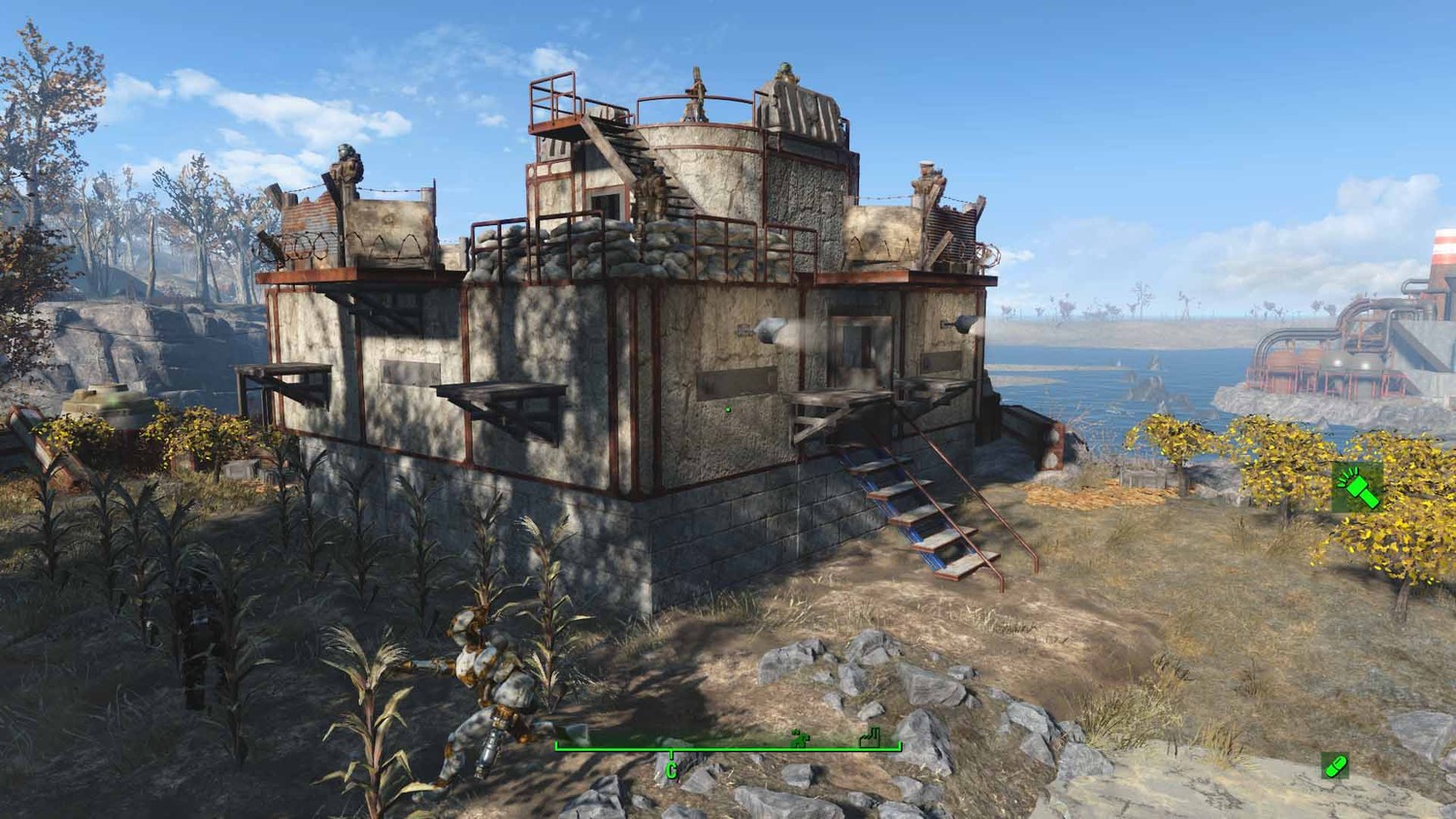 Fallout 4 построить артиллерийскую установку и назначить фото 21