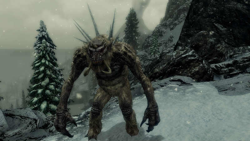 Грахл - Ледяной тролль (SE) / Grahl - The Ice Troll (Bloodmoon Creature Restoration Project) SE
