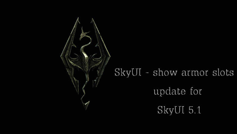 Слоты брони для SkyUI / SkyUI - show armor slots - updated