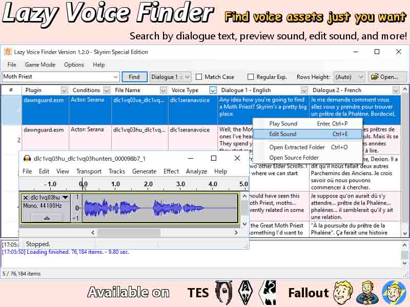 Поисковик голосовых файлов | Lazy Voice Finder - FInd voice assets just you want