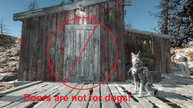 Двери не для собак | Dogmeat - Doors are NOT for Dogs