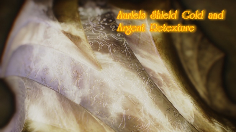 Щит Ауриэля - золото и серебро / Auriels Shield Gold and Argent Retexture