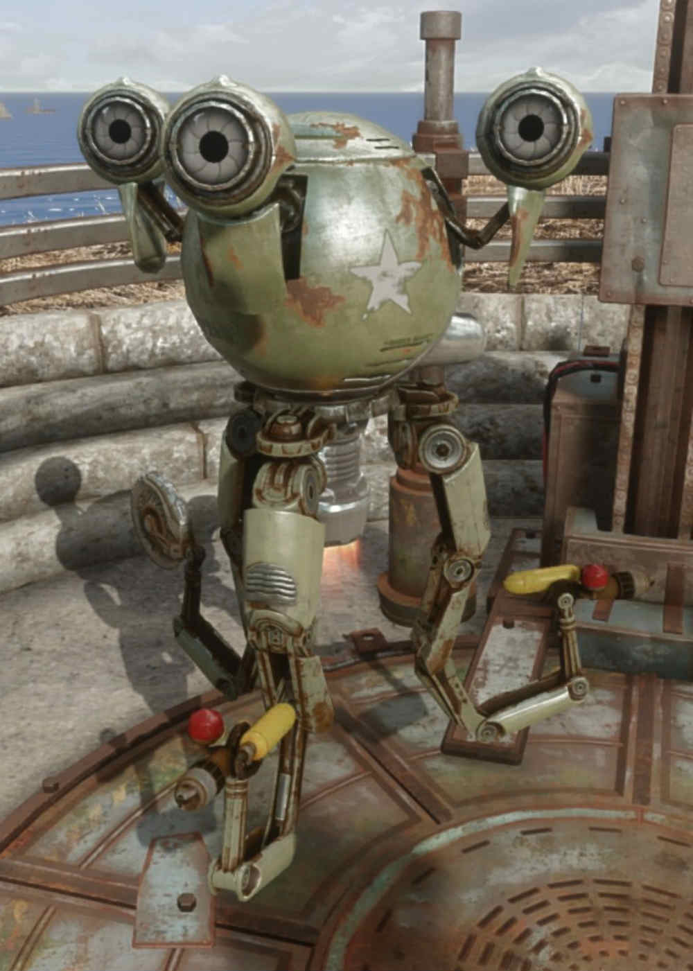 Fallout 4 automatron робот фото 55