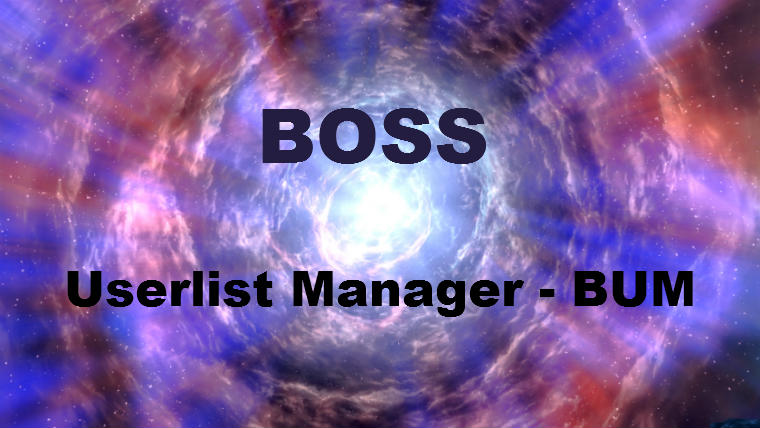 BOSS Userlist Manager - BUM