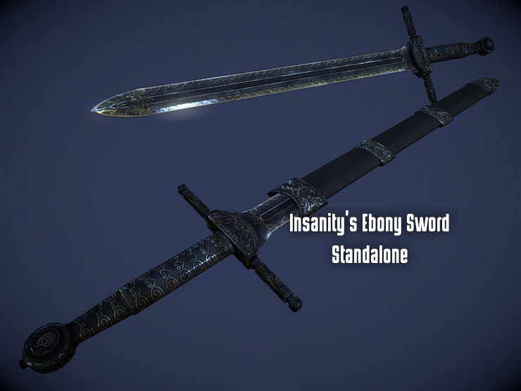 Эбонитовый меч безумия - автономный / Insanity's Ebony Sword - Standalone