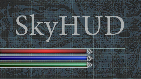 SkyHUD / Улучшенный HUD для Skyrim LE