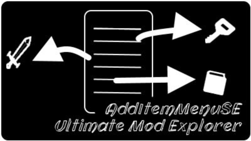 AddItemMenu - Ultimate Mod Explorer (SE-АЕ)