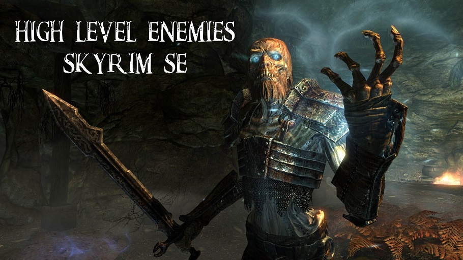 skyrim enemies level 1