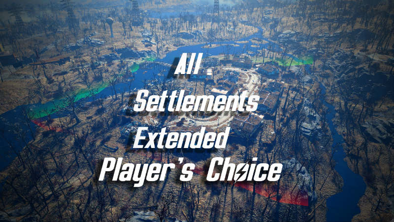 Расширение всех поселений - по отдельности | All Settlements Extended - Player's Choice