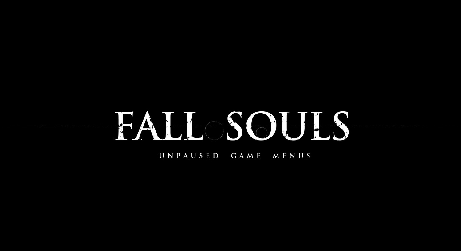 Время не останавливается при открытии игровых меню / FallSouls - Unpaused Game Menus