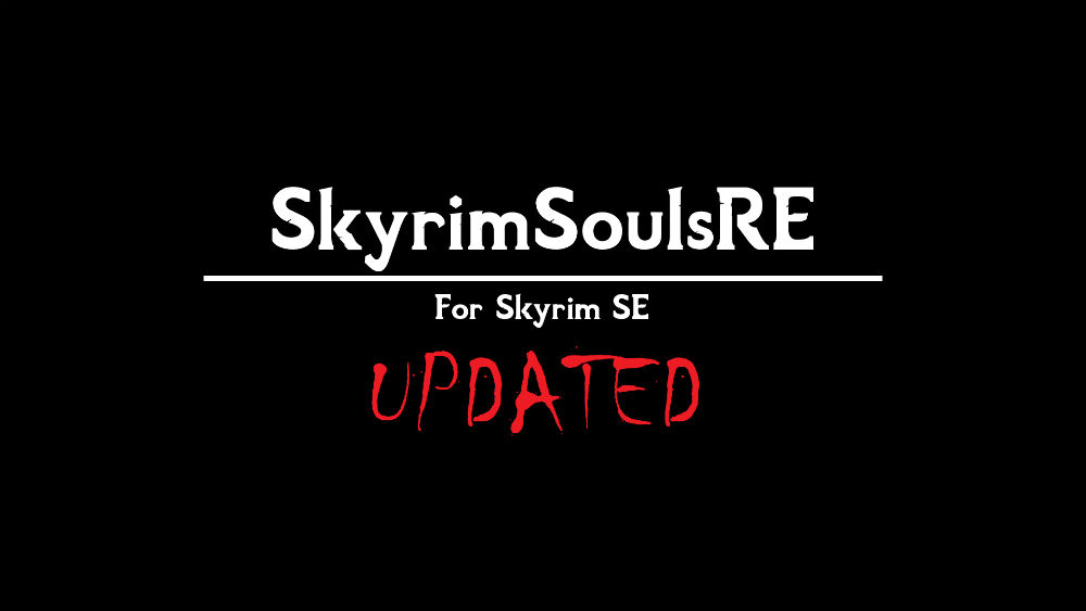 Skyrim Souls RE - Updated (SE-АЕ) | Время не останавливается в любом меню
