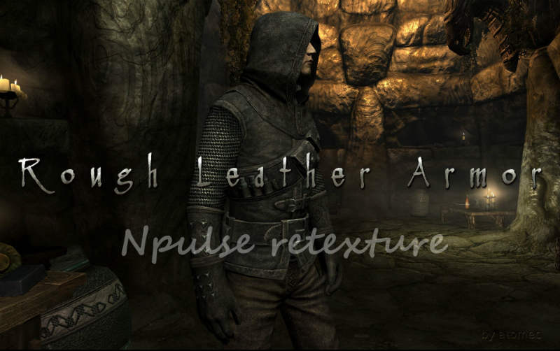 Коричневый однотонный ретекстур для 'Rough Leather Armor' от Npulse