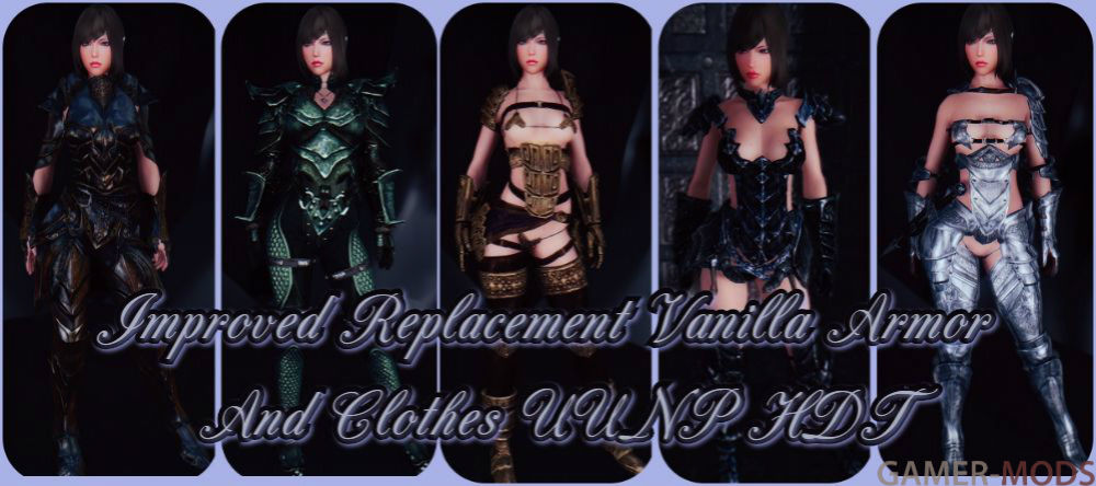 Реплейсер ванильной брони и одежды / Improved Replacement Vanilla Armor And Clothes UUNP HDT