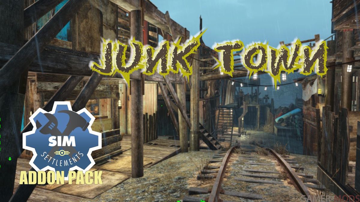 Сим Поселения - Мусорный Город / Sim Settlements AddOn Pack - Junk Town
