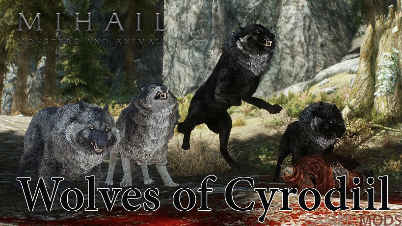 Сиродильские волки | Wolves of Cyrodiil - Mihail Monsters and Animals
