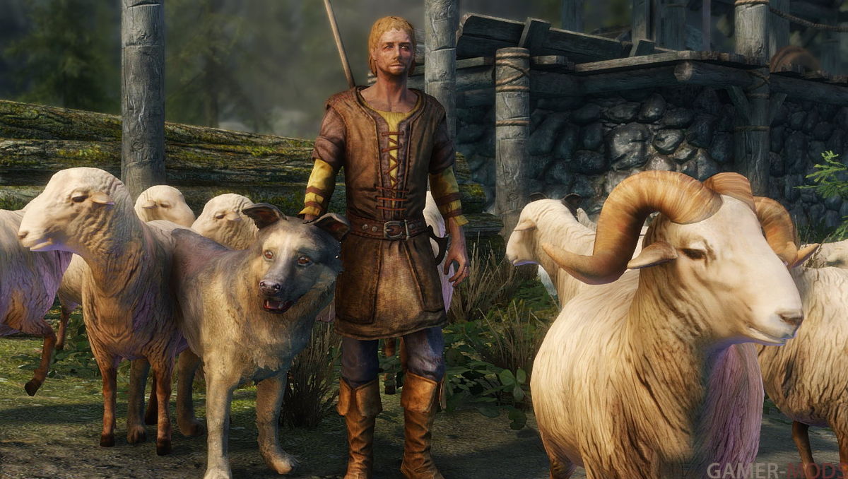 Овечьи стада / Sheep Flocks - Elements of Skyrim