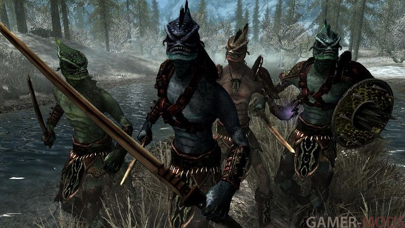 Нага / Naga Bandits - Outlanders (mihail immersive add-ons - eso argonian - black marsh)