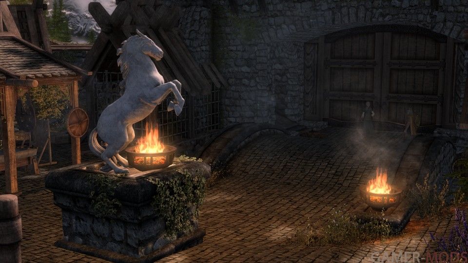 Статуя Вайтранской лошади / Whiterun Horse Statue