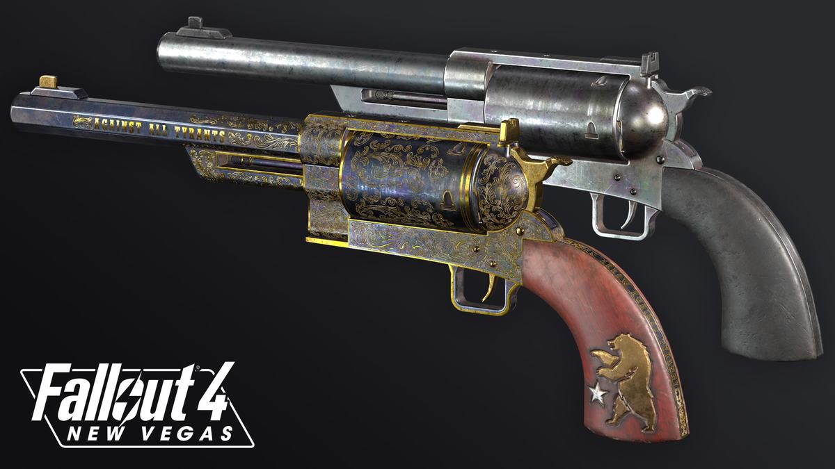 Fallout 4 weapons from new vegas фото 97