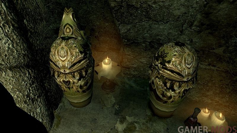 Urns in tombs / Ретекстур урн в гробницах