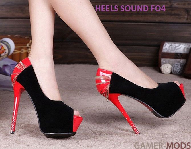Heels Sound FO4 | Звуки (стук) при ходьбе в обуви на высоких каблуках