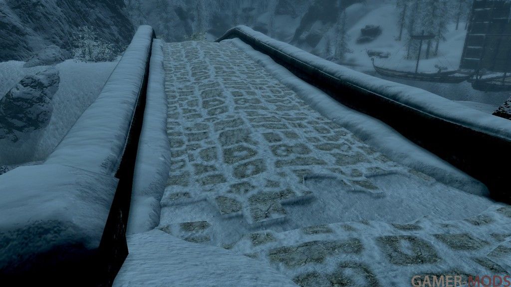 skyrim se disable snow shader