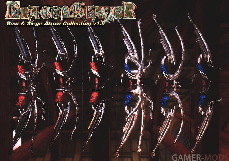 Луки "Истребитель драконов" и осадные стрелы (SE) | Dragonslayer Bow and Siege Arrows